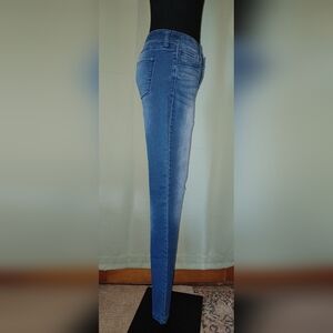 A Decree Blue Low Rise Skinny Denim Jeans